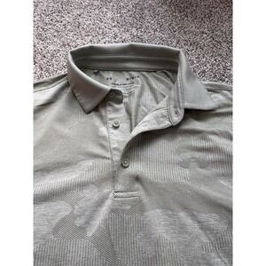 Under Armour The Playoff Short‎ Sleeve Polo Camo Green Size Medium Shirt